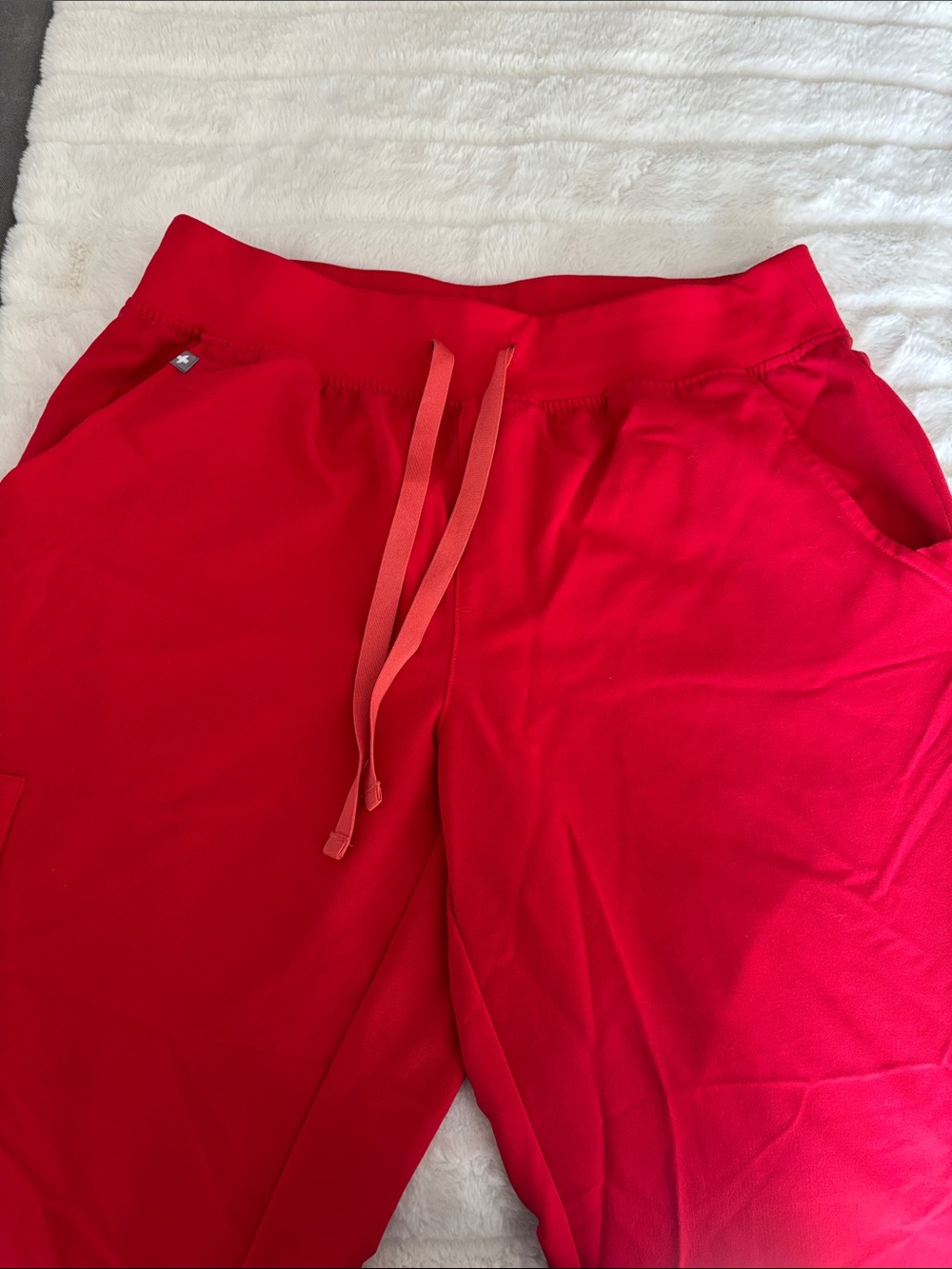 Figs Red Women's Jogger Sweatpants